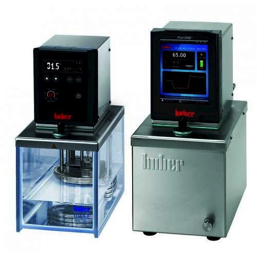 Termostaty laboratoryjne Huber Grzejące z łaźnią do zewnętrznych aplikacji