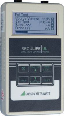 Testery aparatury ultradźwiękowej GOSSEN METRAWATT SECULIFE UL