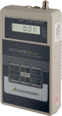 Testery parametrów przepływu gazów i cieczy GOSSEN METRAWATT SECULIFE DP BASE