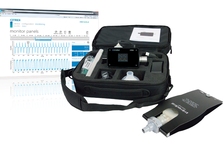 Testery respiratorów (płuca testowe do respiratorów medycznych) IMT Analytics CITREX H4