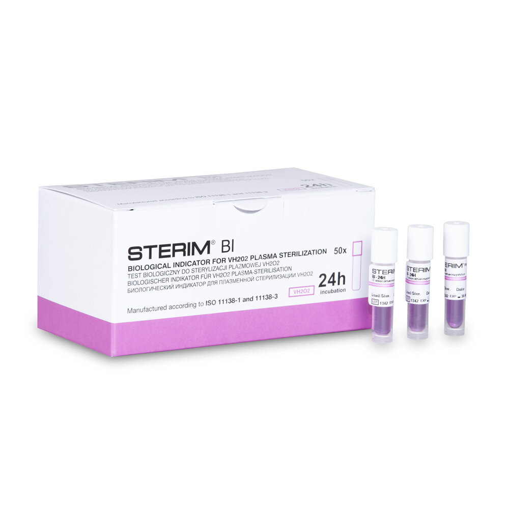 Testy biologiczne do sterylizacji nadtlenkiem wodoru (plazma) Informer Med BI-24h
