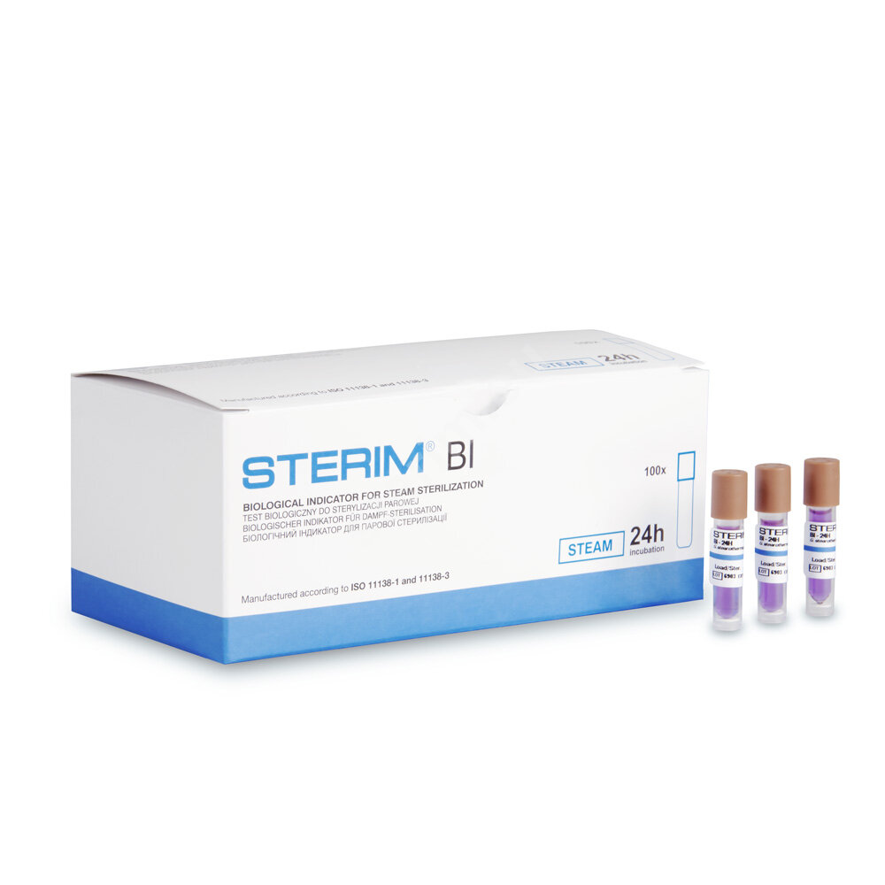Testy biologiczne do sterylizacji parowej Informer Med SBI100