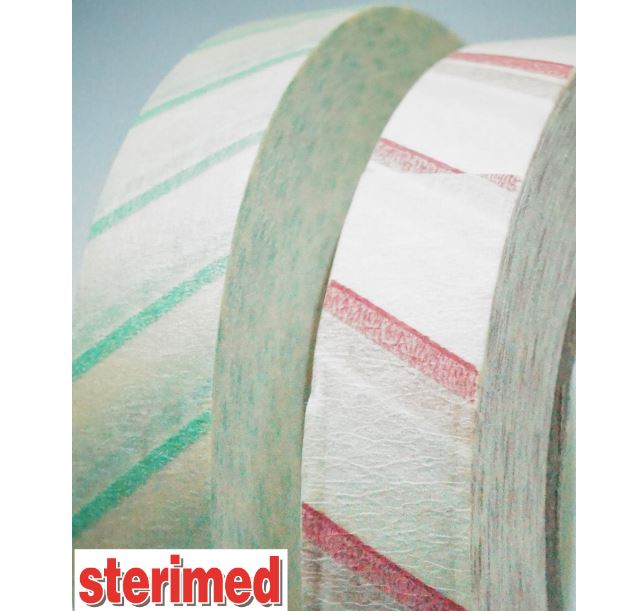 Testy chemiczne do sterylizacji parowej B/D Taśmy samoprzylepne z indykatorem