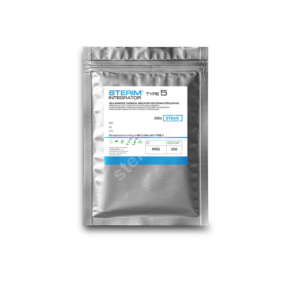Testy chemiczne do sterylizacji parowej Informer Med Integrator 5