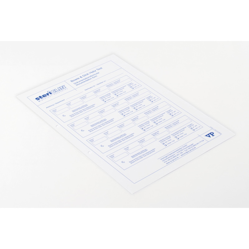 Testy chemiczne do sterylizacji parowej steriCLIN Bowie-Dick Typu Helix