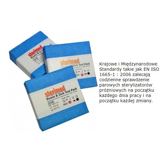 Testy chemiczne do sterylizacji parowej Sterimed Test Bowie&Dick
