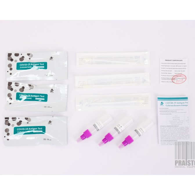 Testy do wykrywania obecności koronawirusa SARS-CoV-2 (COVID-19) ZHUHAI LITUO COVID-19-Antigen-Nachweis-Kit (Colloidal Gold)