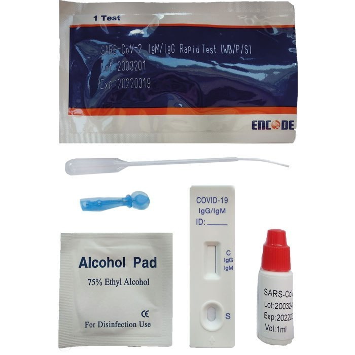 Testy do wykrywania przeciwciał koronawirusa SARS-CoV-2 COVID-19 Encode SARS-CoV-2IgM/IgG - pojedyncze