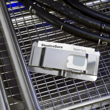 Testy skuteczności mycia w myjniach – dezynfektorach Steelco ARES