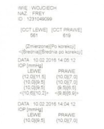 Tonometry bezkontaktowe FREY TN-100