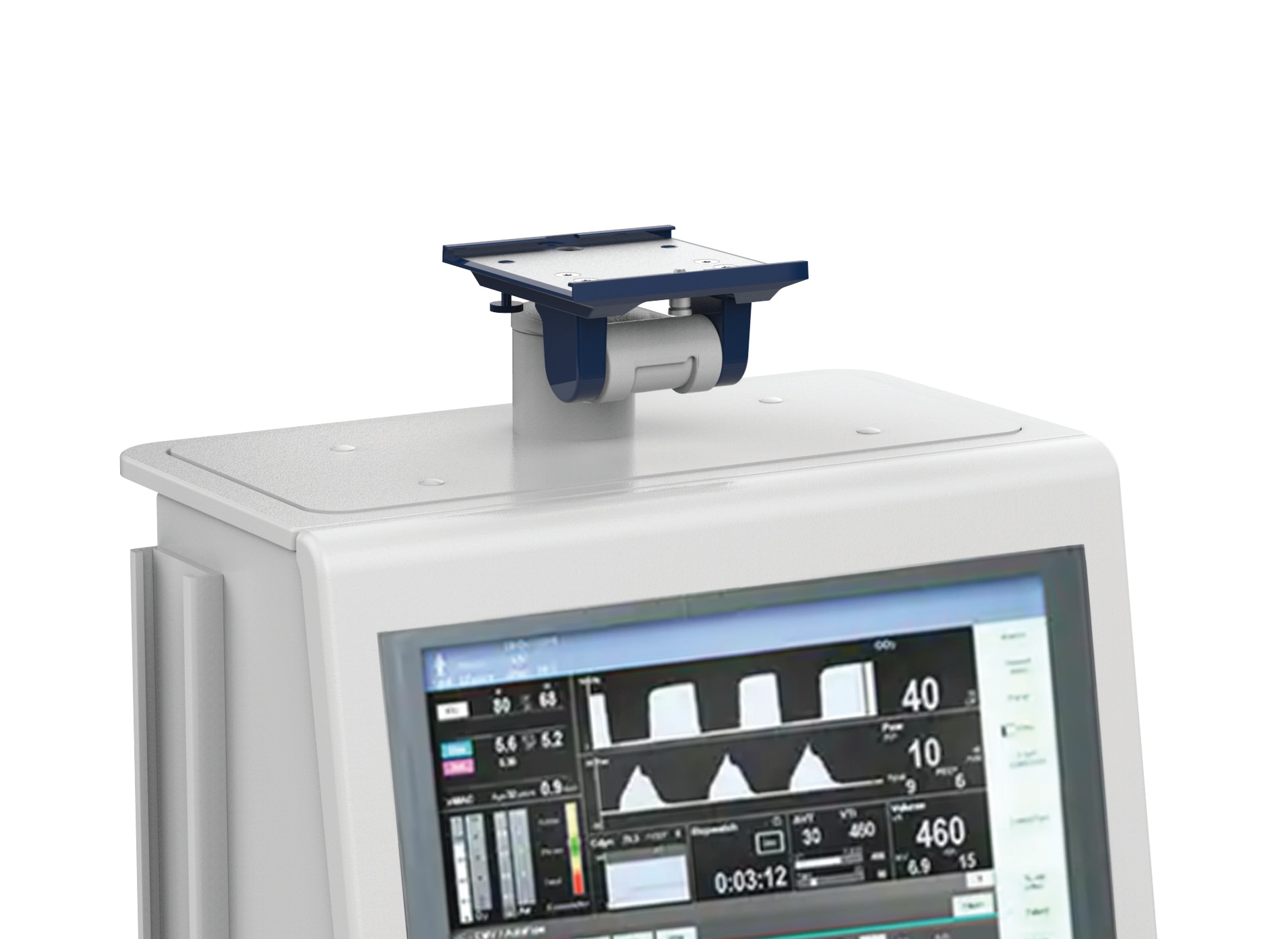Uchwyty i statywy do kardiomonitorów oraz monitorów medycznych CIMmed CIM-med - Mocowania do aparatów do znieczulenia Drager Atlan
