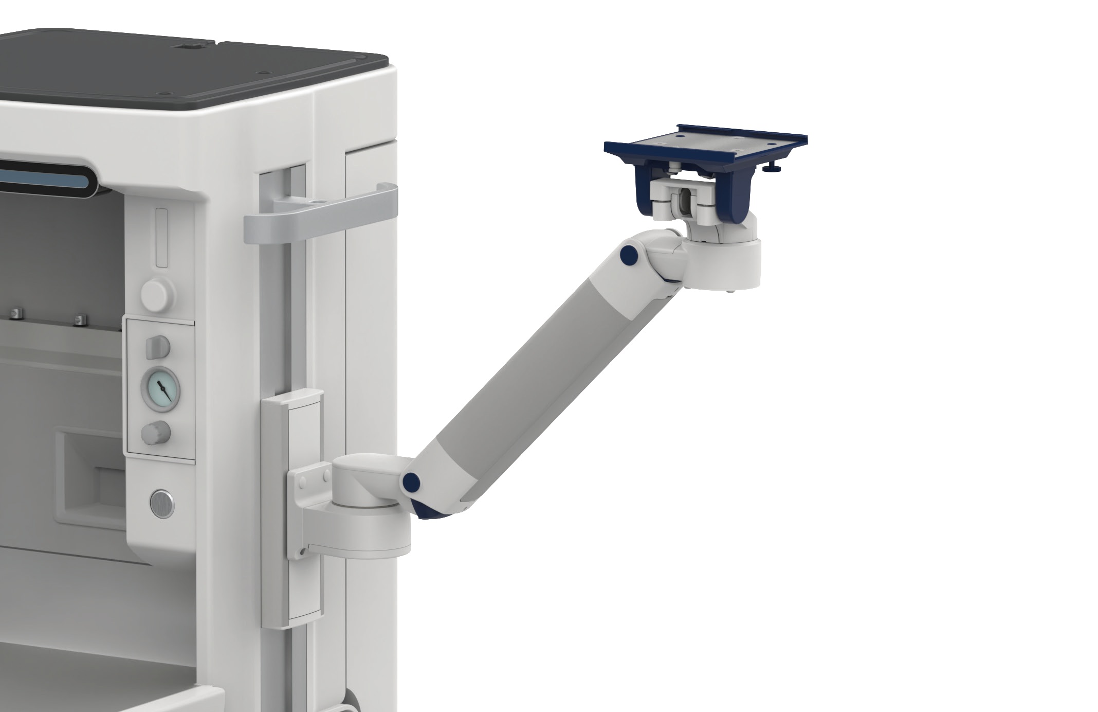Uchwyty i statywy do kardiomonitorów oraz monitorów medycznych CIMmed CIM-med - Mocowania do aparatów do znieczulenia GE Carestati