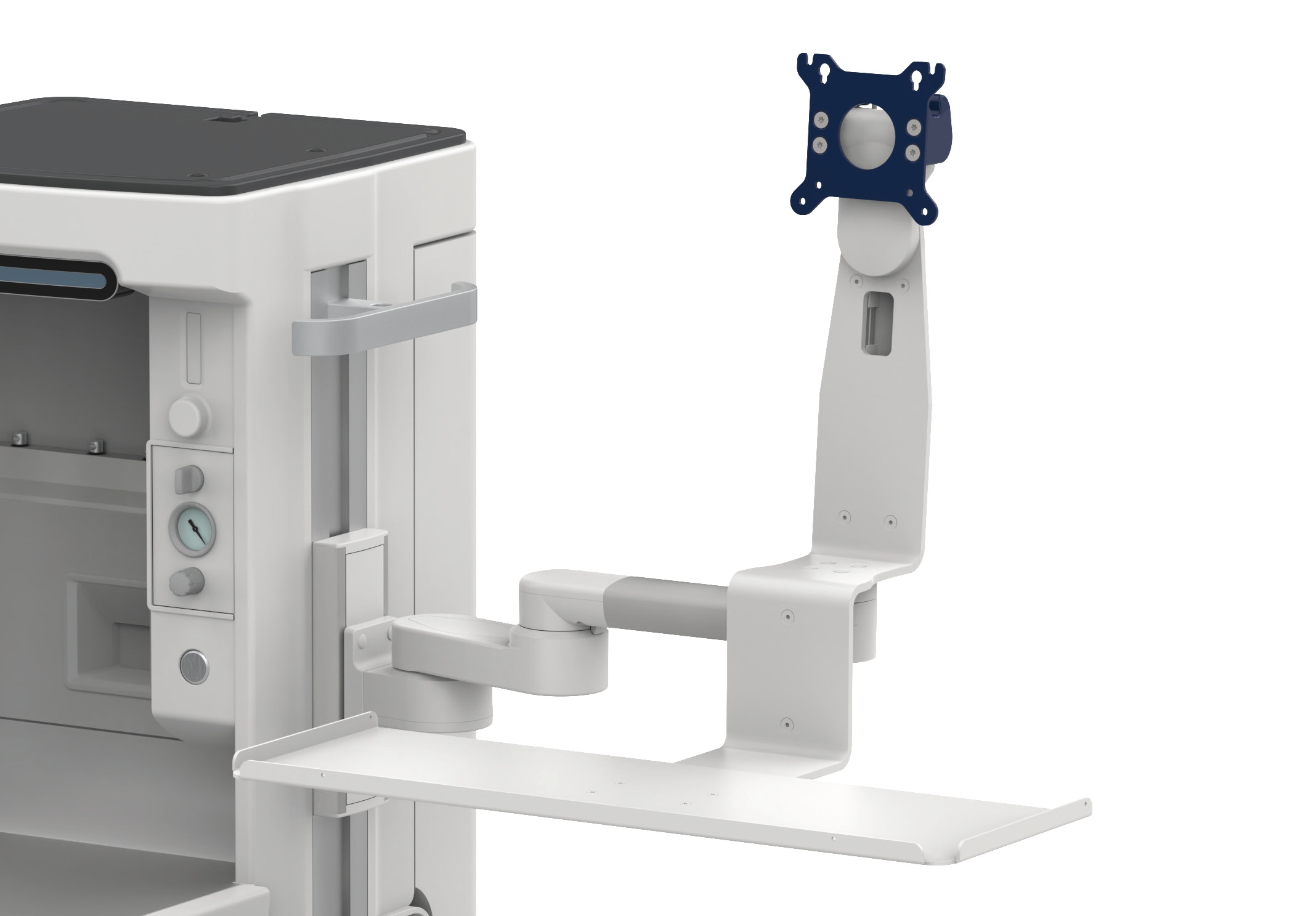 Uchwyty i statywy do kardiomonitorów oraz monitorów medycznych CIMmed CIM-med - Mocowania do aparatów do znieczulenia GE Carestati