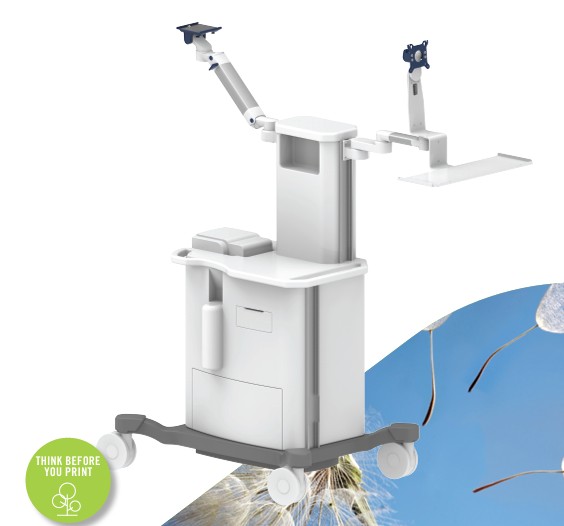 Uchwyty i statywy do kardiomonitorów oraz monitorów medycznych CIMmed CIM-med - Mocowania do aparatów do znieczulenia Getinge Flow