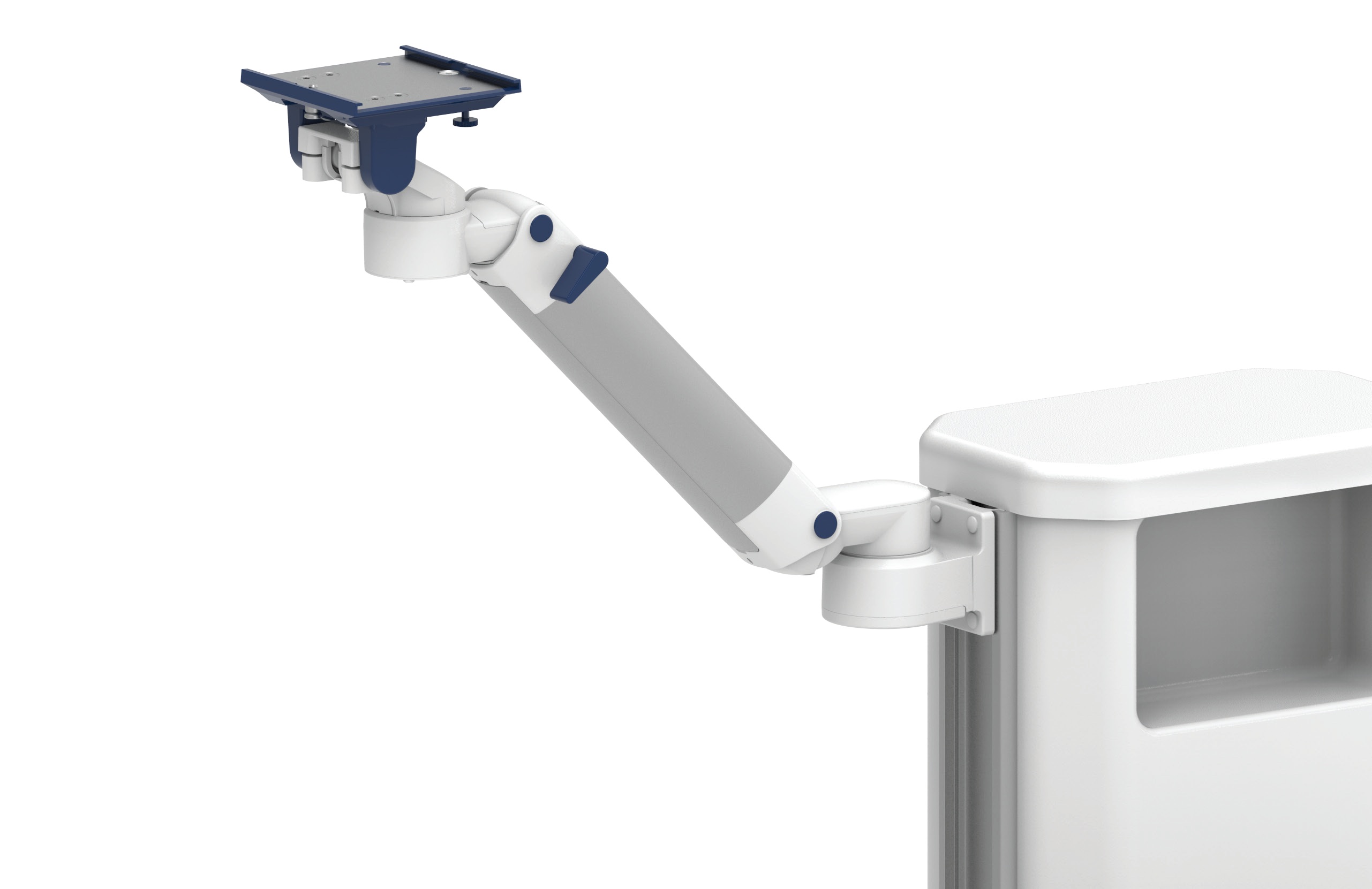 Uchwyty i statywy do kardiomonitorów oraz monitorów medycznych CIMmed Mocowania do aparatów do znieczulenia Getinge Flow