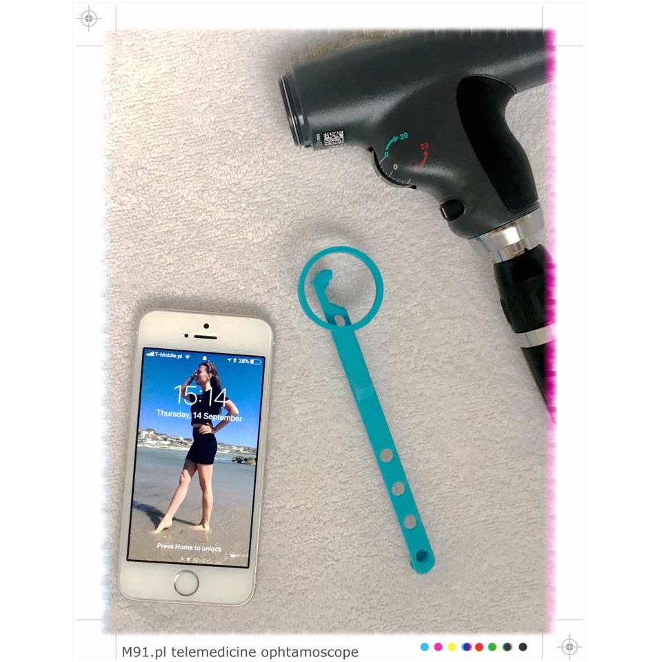 Uchwyty smartfonów do oftalmoskopów b/d iGrip