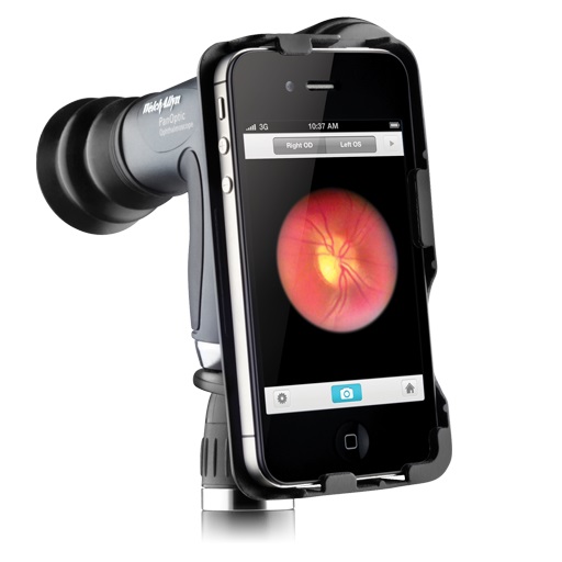 Uchwyty smartfonów do oftalmoskopów Welch Allyn iExaminer