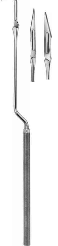 Uchwyty (trzonki) do skalpeli i ostrzy chirurgicznych B.Braun Rączki do skalpeli chirurgicznych i mikrochirurgicznych B.Braun