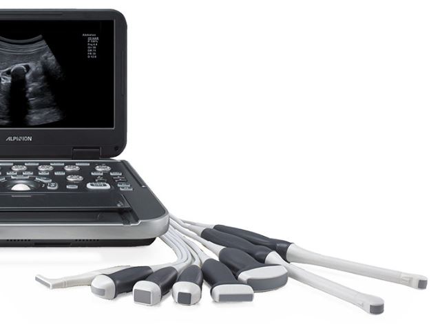 Ultrasonografy mobilne przyłóżkowe Alpinion E-CUBE i7