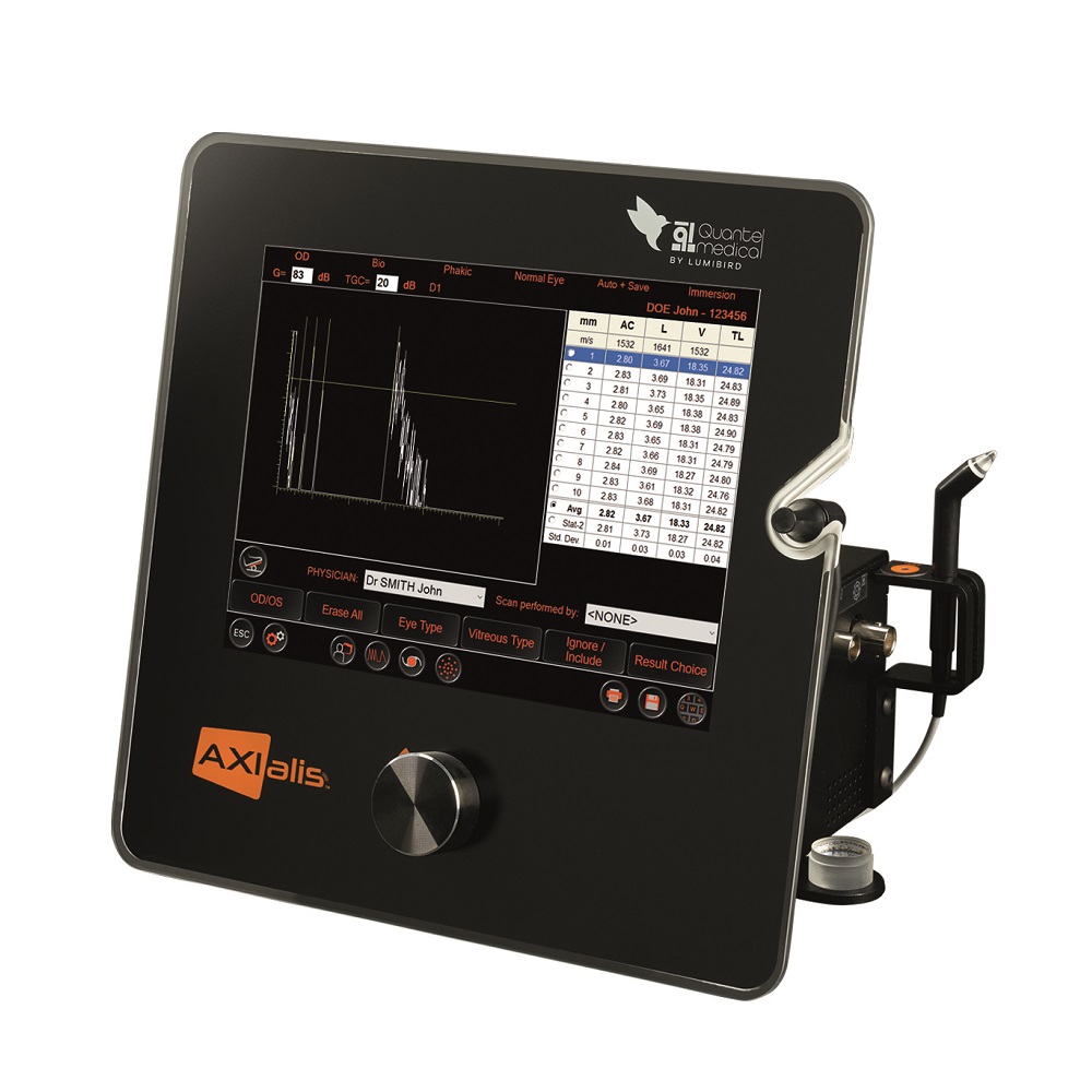 Ultrasonografy okulistyczne Quantel Medical AXIalis
