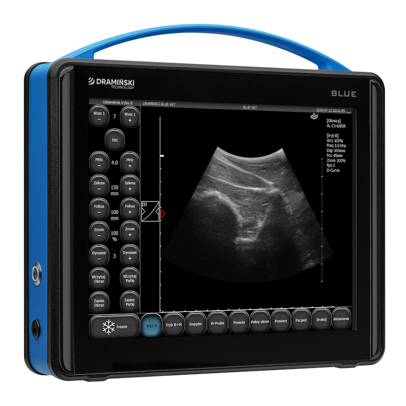 Ultrasonografy wielonarządowe weterynaryjne - USG DRAMIŃSKI BLUE vet