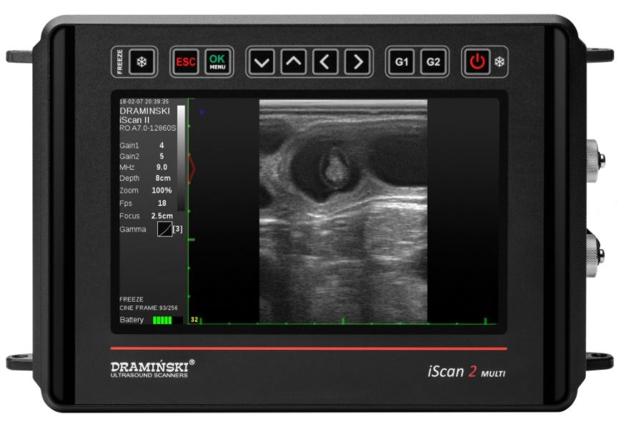 Ultrasonografy wielonarządowe weterynaryjne - USG DRAMIŃSKI iScan 2 Multi