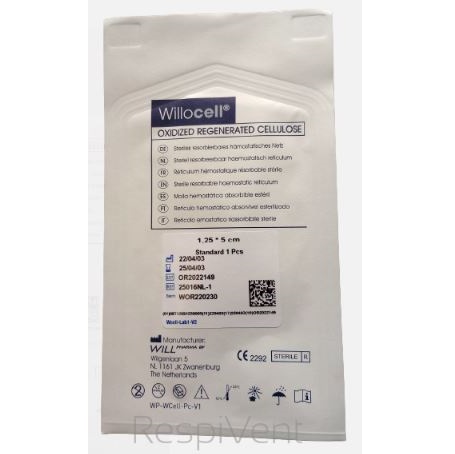 Utleniona celuloza (gaza hemostatyczna) Will-Pharma Willocell