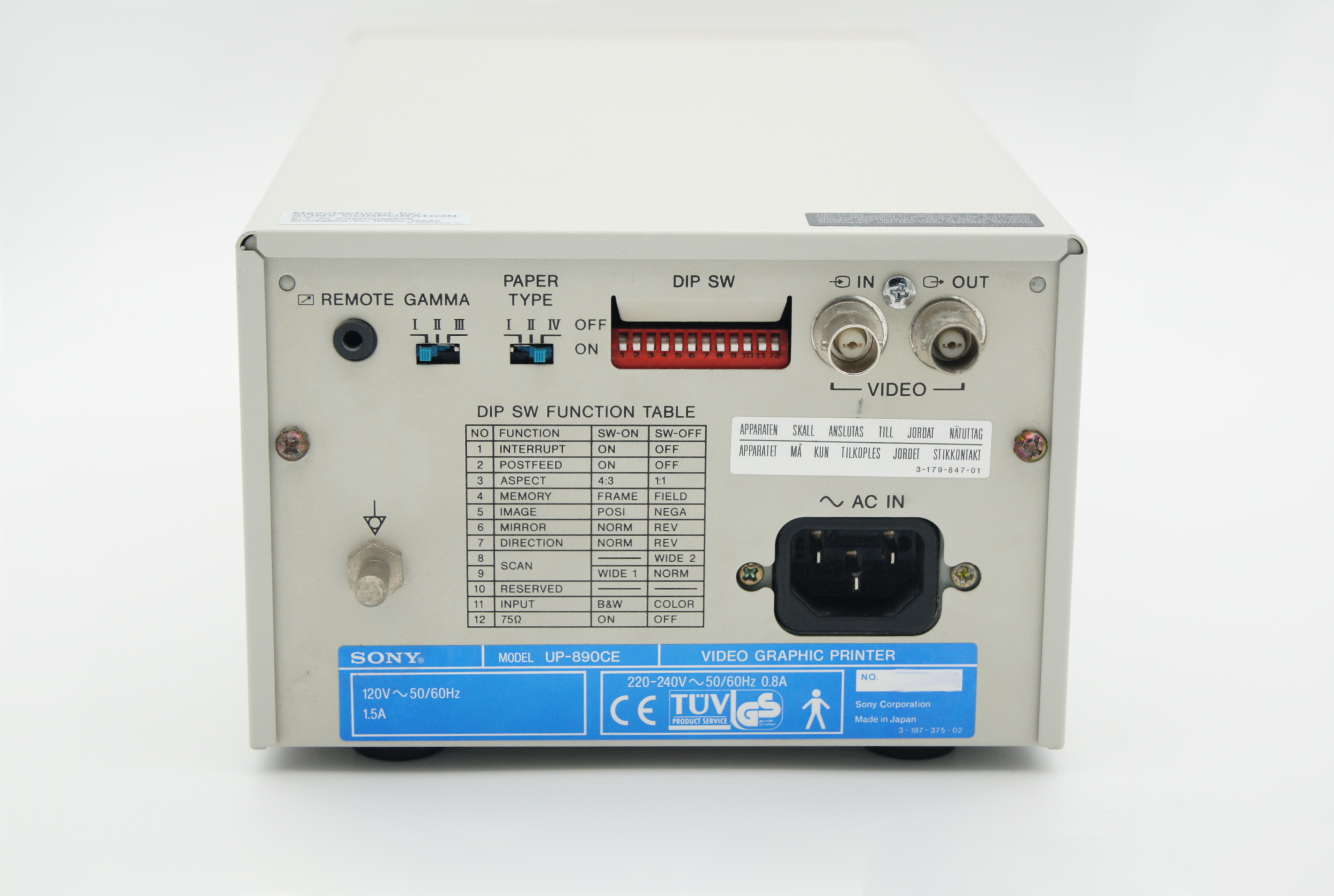 Videoprintery używane SONY UP - 890CE - Praiston rekondycjonowane