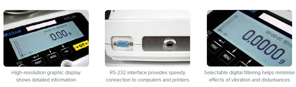 Wagi medyczne, lekarskie i laboratoryjne Adam Solis SAB/SPB/STB