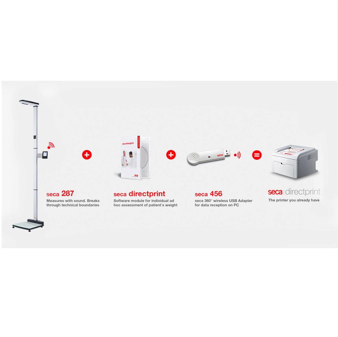 Wagi medyczne, lekarskie i laboratoryjne SECA 287 dp
