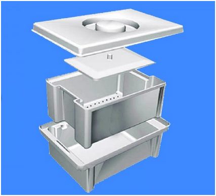 Wanienki do dezynfekcji narzędzi ELAMED Wanienki do dezynfekcji i presterylizacji 5l