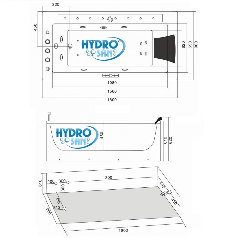 Wanny do hydromasażu Hydro-San Madura