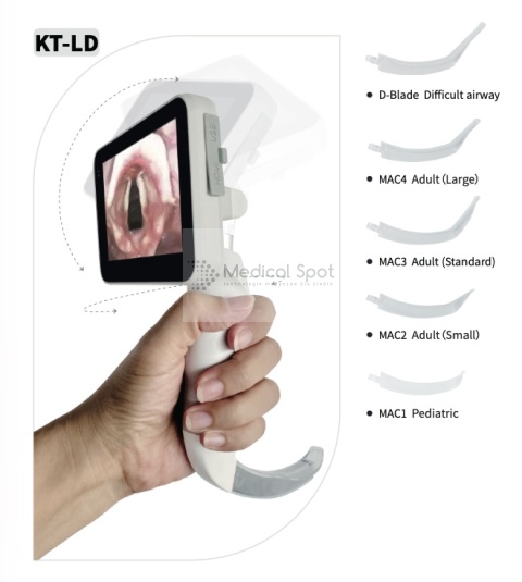 Wideolaryngoskopy do intubacji Konted KT-LD