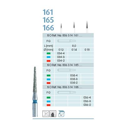 Wiertła stomatologiczne Olident Wiertła diamentowe 5
