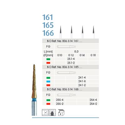 Wiertła stomatologiczne Olident Wiertła diamentowe Pirania 3