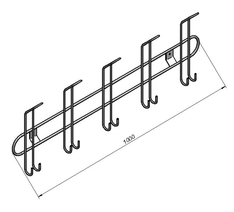 Wieszaki na ubrania do poczekalni w placówkach medycznych Wiejak wieszaki