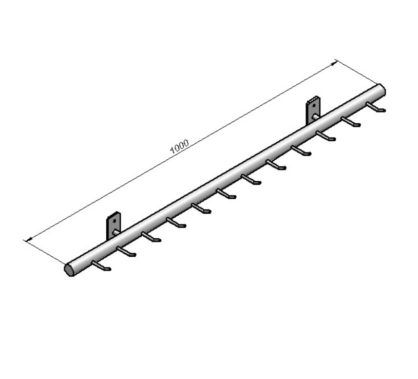 Wieszaki na ubrania do poczekalni w placówkach medycznych Wiejak wieszaki