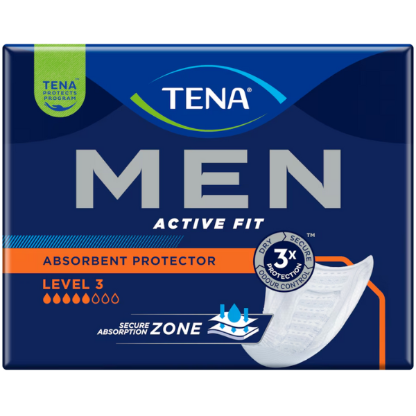 Wkładki higieniczne Tena Men Active Fit Level 2/ Level 3