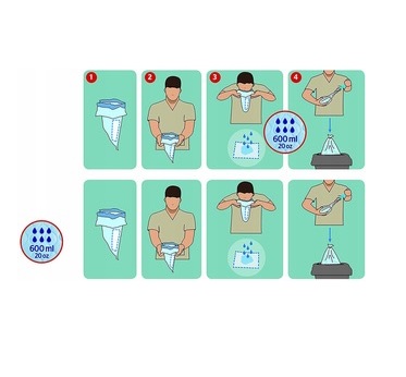 Worki na wymiociny Dr Helewa VOMIT BAG 600