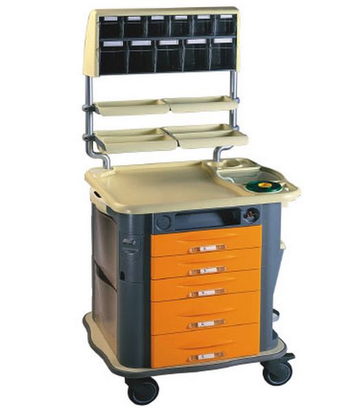 Wózki do dystrybucji leków GAMMA POLIURETANI Aurion COMPACT