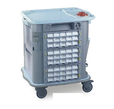 Wózki do dystrybucji leków GAMMA POLIURETANI Aurion MONDOSE 40D