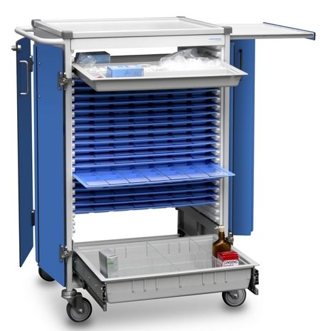 Wózki do dystrybucji leków Wiegand B10.004