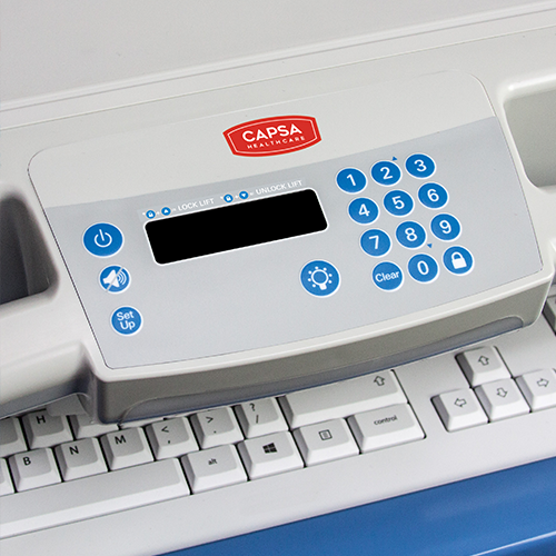Wózki do komputerów medycznych, laptopów, tabletów Capsa Healthcare M38e