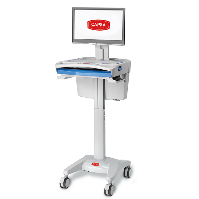 Wózki do komputerów medycznych, laptopów, tabletów Capsa Healthcare M40