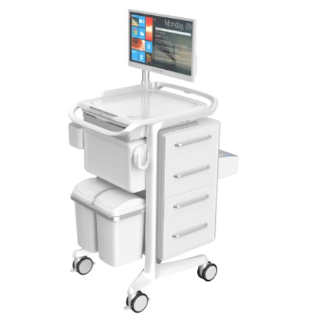 Wózki do komputerów medycznych, laptopów, tabletów Comamed X3000/X4000