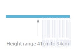 Wózki do mycia pacjentów w pozycji leżącej SEERS Shower Trolley JUNIOR (ST7600)