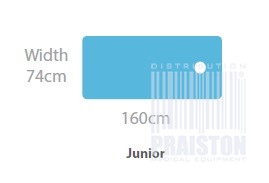 Wózki do mycia pacjentów w pozycji leżącej SEERS Shower Trolley JUNIOR (ST7600)