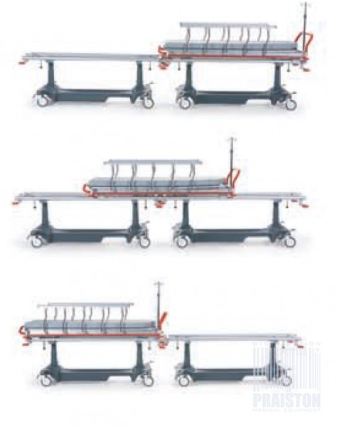 Wózki do transportu chorego w pozycji leżącej NITROCARE NHS 850 SD 06