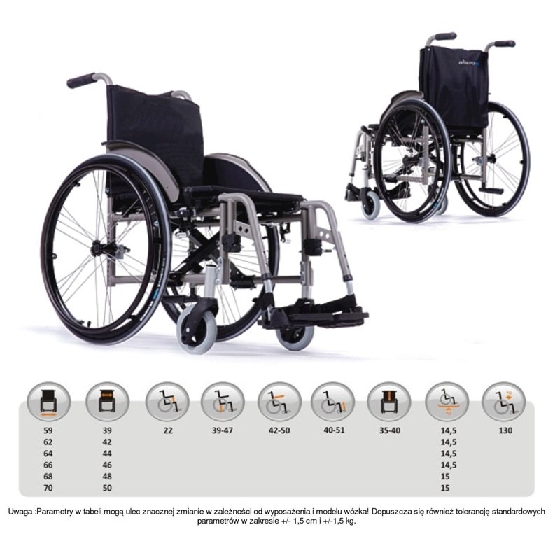 Wózki inwalidzkie dziecięce Vermeiren Alterox X
