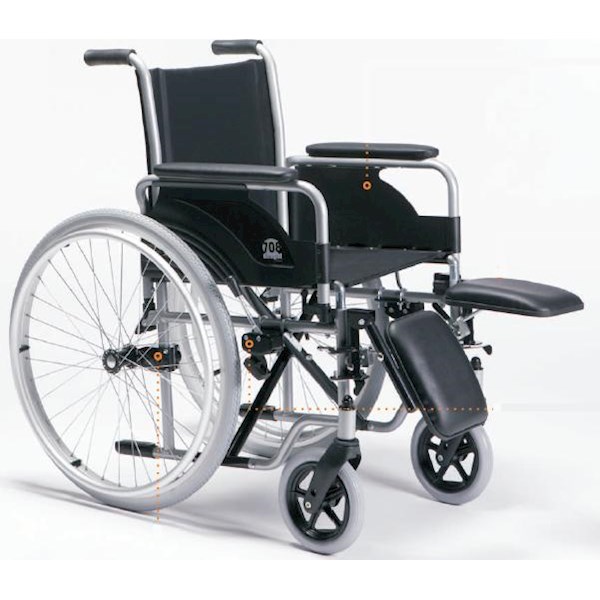 Wózki inwalidzkie standardowe Vermeiren 708DA